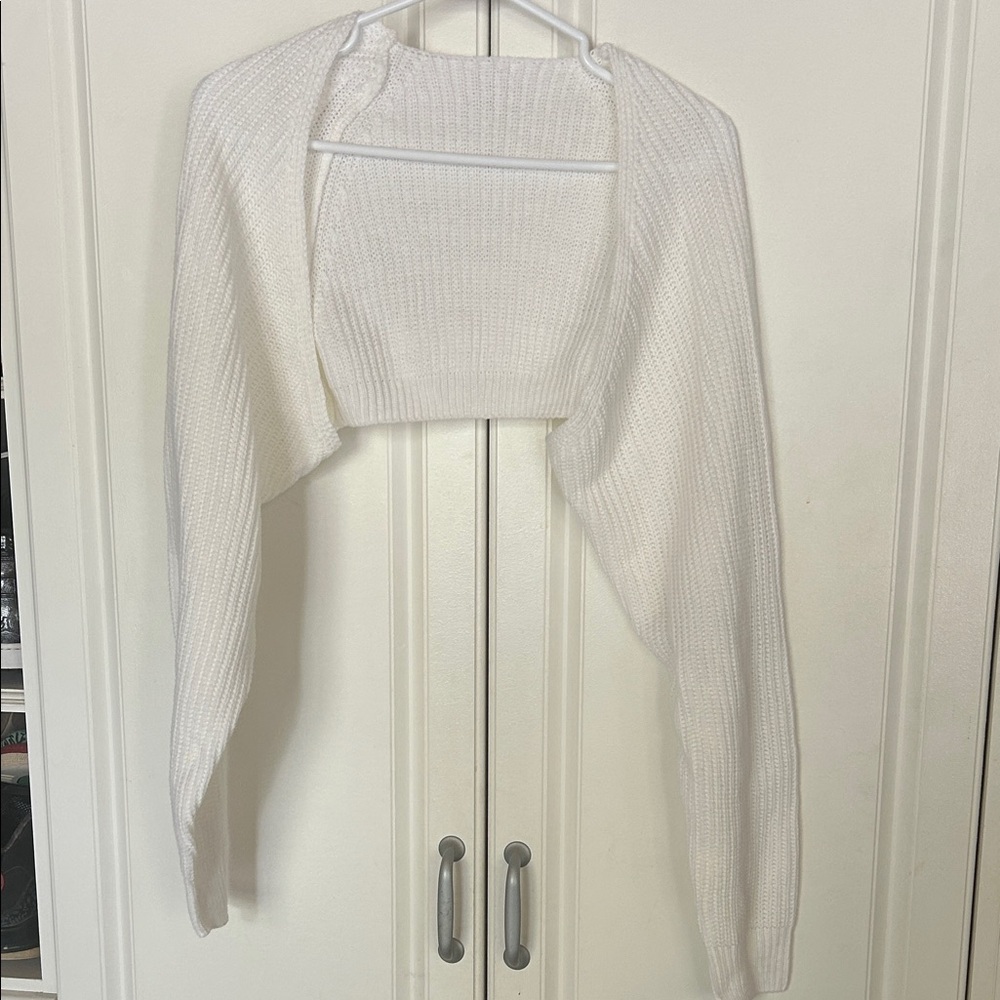 Wedding dress cover up / party dress sweater